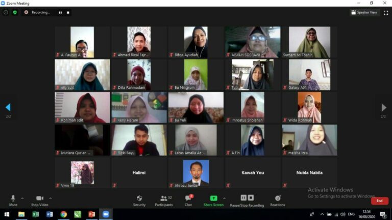 Kegoiatan workshop literasi SDIT Harum Jember